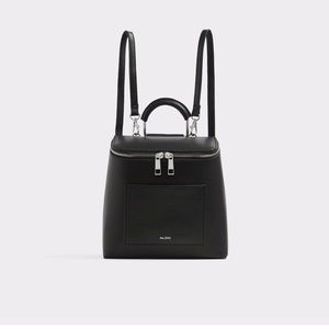 Aldo black leather book bag hand bad